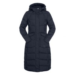 Damski płaszcz jeździecki ELT Saphira Advanced thermique. Niebieskie płaszcze damskie ELT, l, z aplikacjami, z materiału, eleganckie, bez kołnierzyka, bez kaptura. Za 813.65 zł.