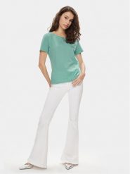 Liu Jo T-Shirt MA4395 J6308 Zielony Regular Fit. Zielone t-shirty damskie Liu Jo, xs, bez wzorów, z bawełny, bez kołnierzyka, bez ramiączek. Za 449.99 zł.