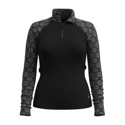 Bluza damska Smartwool Classic Thermal Merino Base Layer 1/4 Zip Boxed. Szare bluzy damskie Smartwool, na zimę, l, bez wzorów, sportowe, bez ramiączek, bez kaptura. Za 459.99 zł.