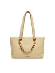 LOVE MOSCHINO Torebka JC4153PP1OL1712A Beżowy. Brązowe shopperki damskie Love Moschino, bez wzorów, ze skóry, bez dodatków. Za 1,399.00 zł.