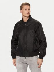Armani Exchange Kurtka bomber XM000195 AF12011 UC001 Czarny Regular Fit. Czarne kurtki męskie Armani Exchange, m, bez wzorów, z syntetyku, bez kaptura. Za 529.99 zł.