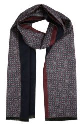 Elegancki Szalik Bawełniany - Alties - Wzór Mozaikowy. Szaliki męskie Alties, bez wzorów, z bawełny. Za 99.00 zł.