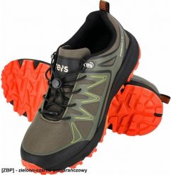 Reis BPIEMONT Półbuty robocze męskie lekkie wygodne tkanina Oxford połączona z PU wciągane do pracy górskie zielono-czarno-pomarańczowy 45. Brązowe półbuty męskie Reis, z tkaniny, bez zapięcia. Za 190.58 zł.