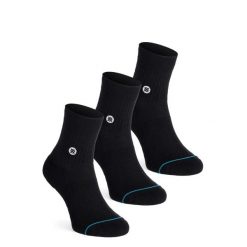 Skarpety Stance Icon Quarter 3 Pack. Czarne skarpetki damskie Stance, bez wzorów. Za 113.99 zł.