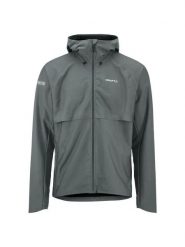 Craft PRO Hydro Jacket 3 M wodoodporna i oddychająca kurtka biegowa. Szare kurtki męskie Craft, l, bez wzorów. Za 903.05 zł.