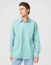 MESKA KOSZULA WRANGLER 1 PKT SHIRT LATIGO BAY 112362766. Koszule męskie Wrangler, l, bez wzorów, bez kołnierzyka, bez ramiączek. Za 149.99 zł.