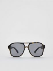 Okulary przeciwsłoneczne aviator - oliwkowy. Zielone okulary przeciwsłoneczne damskie Reserved. Za 69.99 zł.