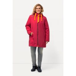 Damskie Kurtka outdoorowa HYPRAR wodoodporna dwukierunkowy zamek błyskawiczny. Czerwone kurtki sportowe damskie Ulla Popken, plus size, bez wzorów, z materiału, bez ramiączek, bez kaptura, trekkingowe. W wyprzedaży za 639.99 zł.