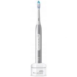 Szczoteczka soniczna Oral-B Pulsonic Slim Luxe 4000 srebrny. Szare szczoteczki soniczne Oral-B. Za 249.00 zł.