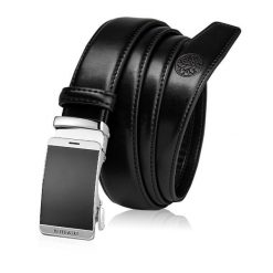 Skórzany pasek męski BETLEWSKI czarny C30-GL CZARNY 100. Czarne paski męskie ze skóry. Za 99.00 zł.