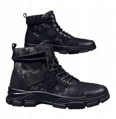 Buty TREKKINGOWE TAKTYCZNE WOJSKOWE MILITARNE Wodoodporne CAŁOROCZNE 42. Trekkingi męskie ITIMPORT, bez zapięcia. Za 242.05 zł.