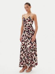 YAS Sukienka letnia Savanna 26035342 Beżowy Regular Fit. Brązowe sukienki damskie YAS, na lato, bez wzorów, z wiskozy, bez kołnierzyka, bez ramiączek. Za 139.99 zł.