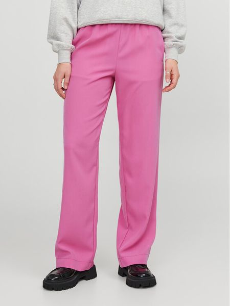 JJXX Spodnie materiałowe Poppy 12200751 Różowy Classic Fit. Czerwone spodnie materiałowe damskie JJXX, bez wzorów, z materiału. Za 79.99 zł.