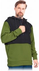 Reis - Bluza męska dzianina 100% poliester 260 g/m2 suwak w górnej części kaptur ściągany na troczki zb 3XL. Bluzy męskie Reis, m, bez wzorów, z dzianiny, bez ramiączek, bez kaptura. Za 57.39 zł.