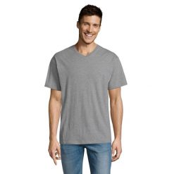 Koszulka Unisex Dla Dorosłych Victory Z Dekoltem W Szpic. Szare bluzki damskie SOL'S, s, bez wzorów, sportowe, bez kołnierzyka, bez ramiączek. Za 43.99 zł.