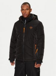 Guess Kurtka narciarska M4PL3U WH0K0 Czarny Regular Fit. Czarne kurtki sportowe męskie Guess, na zimę, m, z aplikacjami, z syntetyku, bez kaptura, narciarskie. Za 1,489.00 zł.