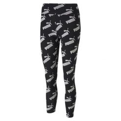 Legginsy damskie Puma AMPLIFIED AOP. Czarne legginsy damskie Puma, bez wzorów, z bawełny. Za 97.99 zł.