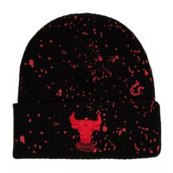 Czapka Chicago Bulls NBA Nep Hwc. Czarne czapki damskie Mitchell & Ness, na jesień, bez wzorów. Za 174.50 zł.