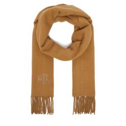 Szalik LAUREN RALPH LAUREN. Brązowe szaliki damskie Lauren Ralph Lauren, bez wzorów. Za 519.99 zł.