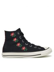 Converse Trampki Chuck Taylor All Star Rose Cross Stitch A13657C Czarny. Czarne trampki i tenisówki damskie Converse, bez wzorów, z materiału, bez zapięcia. Za 249.99 zł.