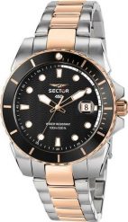 Zegarek Sector Zegarek Męski Sector R3253276002 ( 41 mm). Zegarki męskie sector, bez wzorów. Za 518.81 zł.