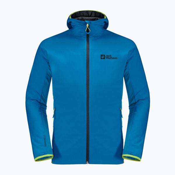 Kurtka skiturowa męska Jack Wolfskin Alpspitze Ins Hoody. Niebieskie kurtki męskie Jack Wolfskin, na zimę, m, bez wzorów, sportowe, bez kaptura. Za 509.99 zł.