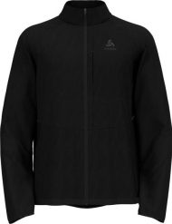 Kurtka męska Odlo ZEROWEIGHT Jacket. Czarne kurtki męskie ODLO, na wiosnę, l, bez wzorów, z materiału, klasyczne, bez kaptura. Za 438.46 zł.