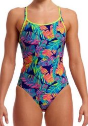 Strój do pływania menstruacyjny FUNKITA Leaving Today Swim Secure Diamond Back. Brązowe stroje kąpielowe damskie Funkita, l, bez wzorów, z elastanu. Za 249.00 zł.