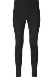 Damskie legginsy Endurance Clarane. Czarne legginsy damskie Endurance, l, bez wzorów, z materiału, długie, do biegania. Za 200.10 zł.