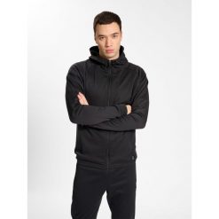 Bluza z kapturem i zamkiem błyskawicznym Hummel MT Interval. Czarne bluzy sportowe męskie Hummel, m, bez wzorów, z kapturem. Za 170.50 zł.