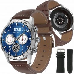 Smartwatch Dexxer DT70 Srebrny. Szare zegarki smartwatch DexXer, bez wzorów. Za 333.99 zł.