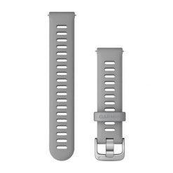Pasek do zegarka z szybkozłączką ze srebrną klamrą Garmin 18 mm. Szare zegarki damskie Garmin. Za 198.50 zł.