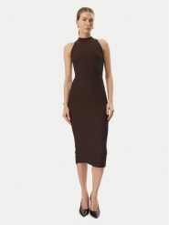 Guess Sukienka codzienna W6BK88 Z1920 Brązowy Slim Fit. Brązowe sukienki damskie Guess, na co dzień, xl, z aplikacjami, z syntetyku, bez kołnierzyka, bez ramiączek, proste. Za 614.99 zł.