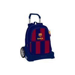 Plecak szkolny F.C. Barcelona Poliester 600D. Niebieskie plecaki męskie FC BARCELONA, bez wzorów, z poliesteru. Za 440.55 zł.