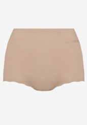 Ciemnoszara Bielizna Modelująca Figi z Wysokim Stanem z Cyrkoniami Namsilene. Szara majtki damskie Renee. Za 29.99 zł.