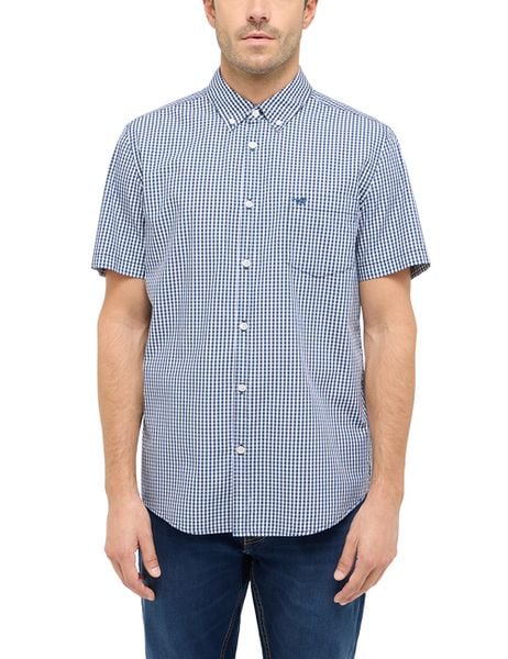 Męska Koszula Mustang Style Gilroy White Vichy Check 1016250 12706. Białe koszule męskie Mustang, m, bez wzorów, bez kołnierzyka, bez ramiączek. Za 149.99 zł.