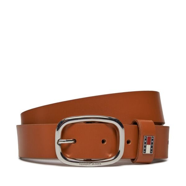 Pasek Damski Tommy Jeans. Brązowe paski damskie Tommy Jeans, bez wzorów, z jeansu. Za 137.99 zł.