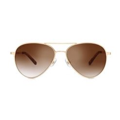 Okulary typu aviator ze stali nierdzewnej Lifestyle Siroko Sempione. Brązowe okulary przeciwsłoneczne damskie SIROKO. Za 212.00 zł.
