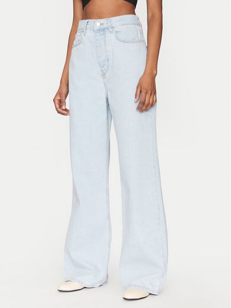 2NDDAY Jeansy Flossan 2252763967 Niebieski Wide Leg. Niebieskie jeansy damskie 2NDDAY, bez wzorów, z bawełny. Za 359.99 zł.