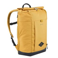 Plecak turystyczny Quechua NH500 Escape Rolltop 23 litry. Niebieskie plecaki męskie QUECHUA, bez wzorów, sportowe. Za 169.99 zł.