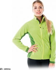 R.E.I.S. LH-LADYFLY - damska bluza polarowa - zielony 3XL. Zielone bluzy damskie R.E.I.S., s, bez wzorów, z polaru, bez ramiączek, bez kaptura. Za 144.92 zł.