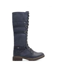 Rieker Kozaki 94732-14 Niebieski. Niebieskie kozaki damskie Rieker, bez wzorów, z syntetyku, bez obcasa, na słupku, bez zapięcia. Za 339.99 zł.