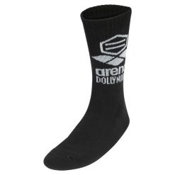 Skarpetki bawełniane wysokie Arena Dolly Noire. Czarne skarpetki damskie ARENA, bez wzorów, z bawełny. Za 69.99 zł.