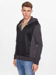 Boss Bluza 50493983 Szary Relaxed Fit. Szare bluzy męskie Boss, m, bez wzorów, z bawełny, bez ramiączek, bez kaptura. Za 719.99 zł.