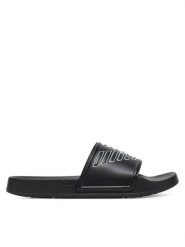 Emporio Armani Klapki XVPS11 XR273 K485 Czarny. Czarne klapki męskie Emporio Armani, bez wzorów, z tworzywa sztucznego, bez zapięcia. Za 189.99 zł.