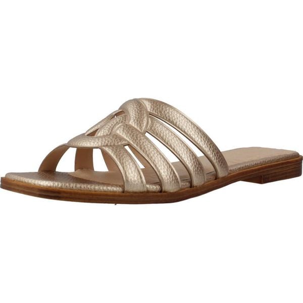 Sandały MTNG 59623M Brąz. Brązowe sandały damskie mtng, bez wzorów, z syntetyku, bez obcasa, bez zapięcia. Za 126.99 zł.