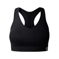 Damski tank top Dare 2B React. Czarne topy damskie Dare 2B, m, bez wzorów, sportowe, bez kołnierzyka, bez ramiączek. W wyprzedaży za 89.99 zł.