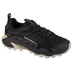 Buty trekkingowe męskie Merrell Moab Speed 2. Czarne trekkingi męskie Merrell, z materiału, bez zapięcia. Za 625.00 zł.
