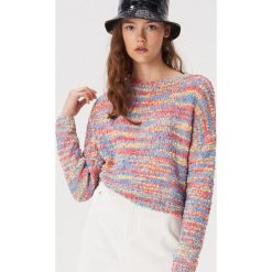 Melanżowy sweter - Wielobarwny. Swetry nierozpinane damskie Sinsay, l, bez wzorów, bez kołnierzyka, bez ramiączek. Za 59.99 zł.