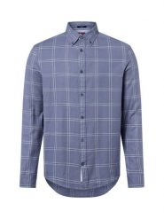 Tommy Jeans koszula w kratę Mężczyźni Regular Fit Bawełna niebieski, S. Niebieskie koszule męskie Tommy Jeans, m, bez wzorów, z bawełny, bez kołnierzyka, bez ramiączek. Za 199.95 zł.